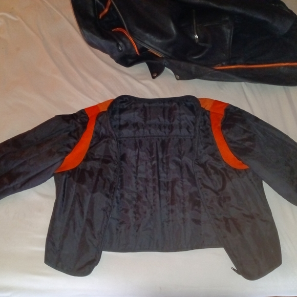 Women's motorcycle leather jacket - Picture 10 of 12